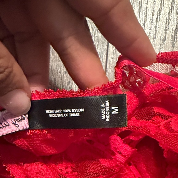 Victoria's Secret Red Lace Chemise - Picture 3 of 9